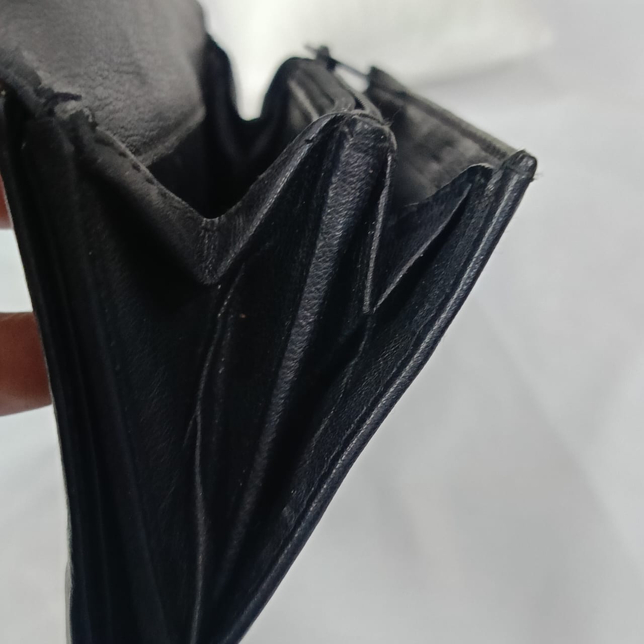 Portefeuille A&amp;B en cuir vintage original
