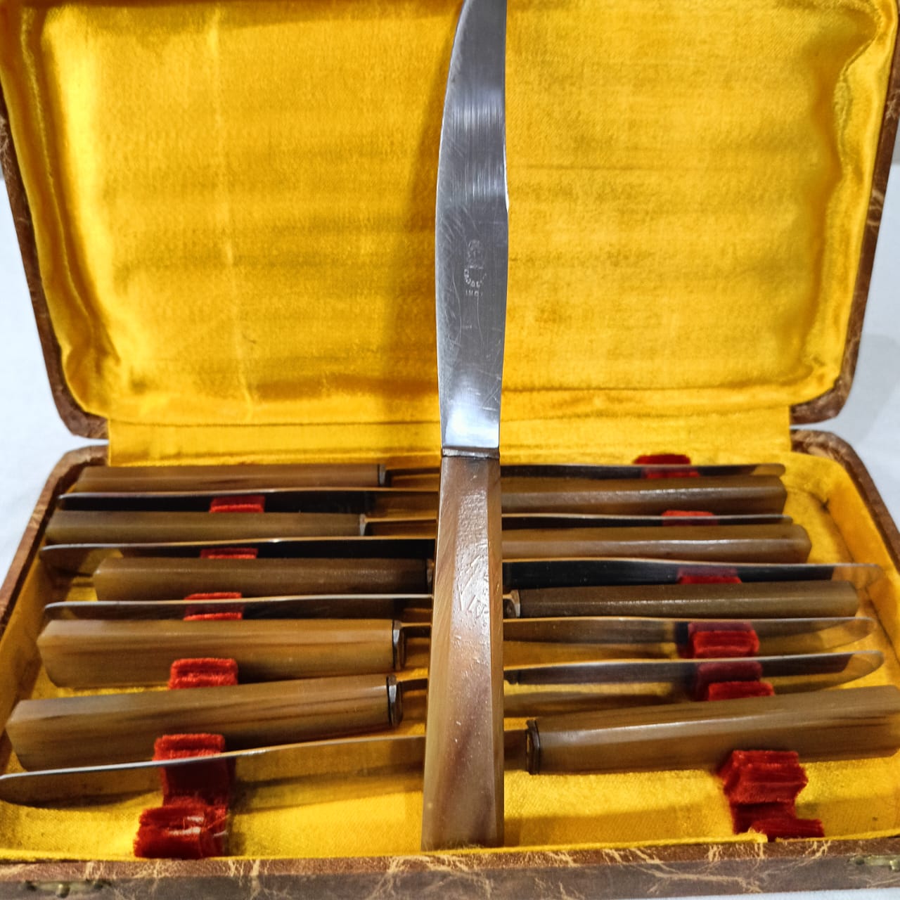 Coffret argenté antique vintage 10 pièce عااج خرتيت