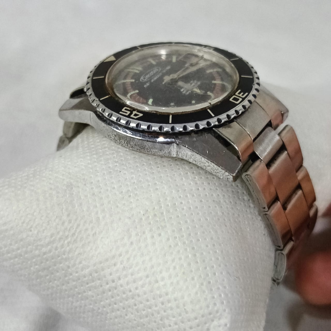 Montre cincoset mécanique plongée vintage