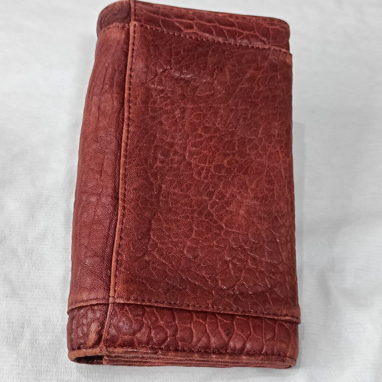 Portefeuille Sabrina en cuir vintage original