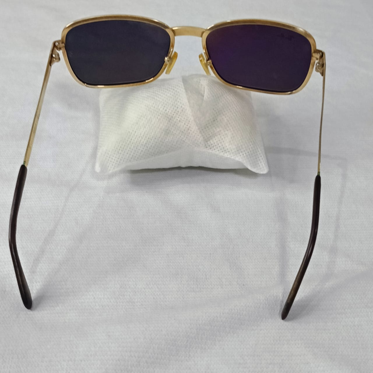 Lunette ray ben original en plaqué or vintage