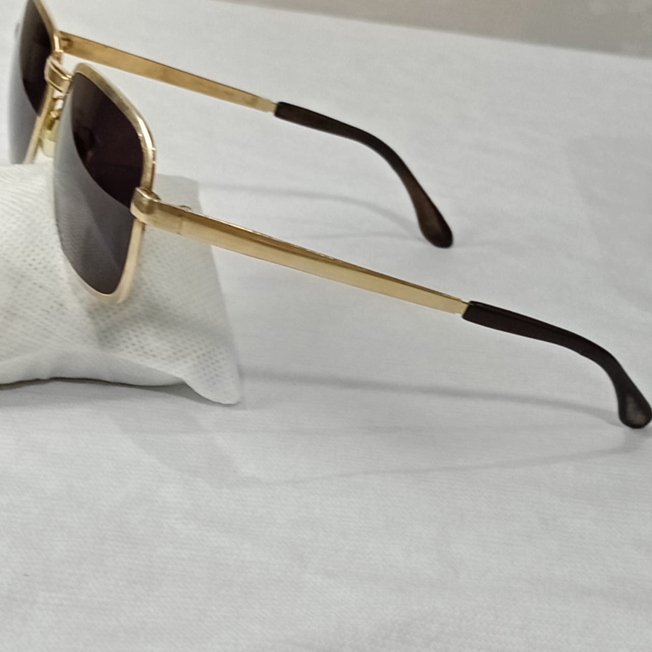 Lunette ray ben original en plaqué or vintage