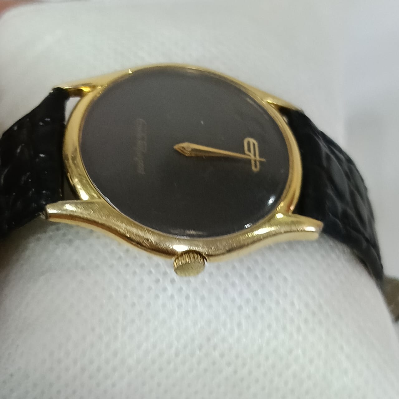 Montre Emile pequignet mécanique original en plaqué or vintage