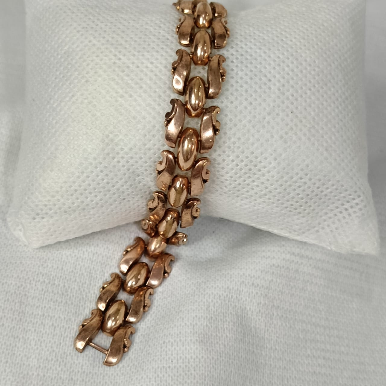 Bracelet en plaqué or rose France original