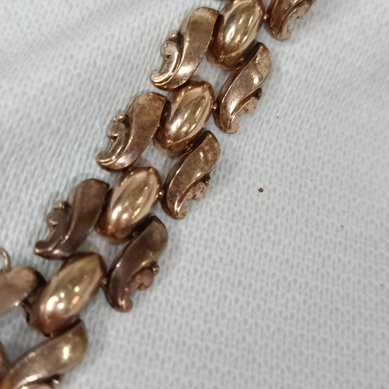 Bracelet en plaqué or rose France original