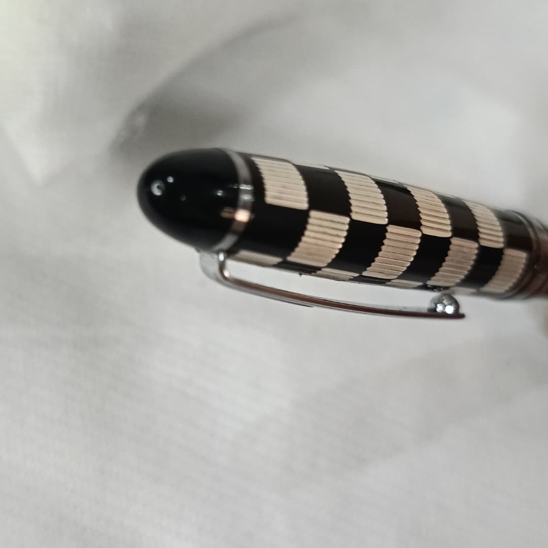Stylo acier inoxydable vintage original
