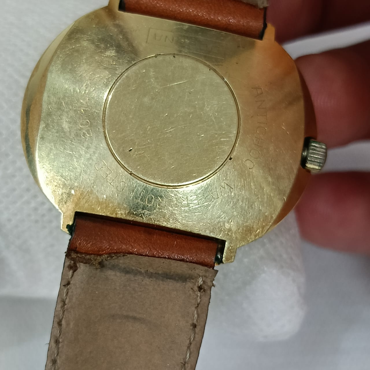 Montre dugena automatique original en plaqué or 20m