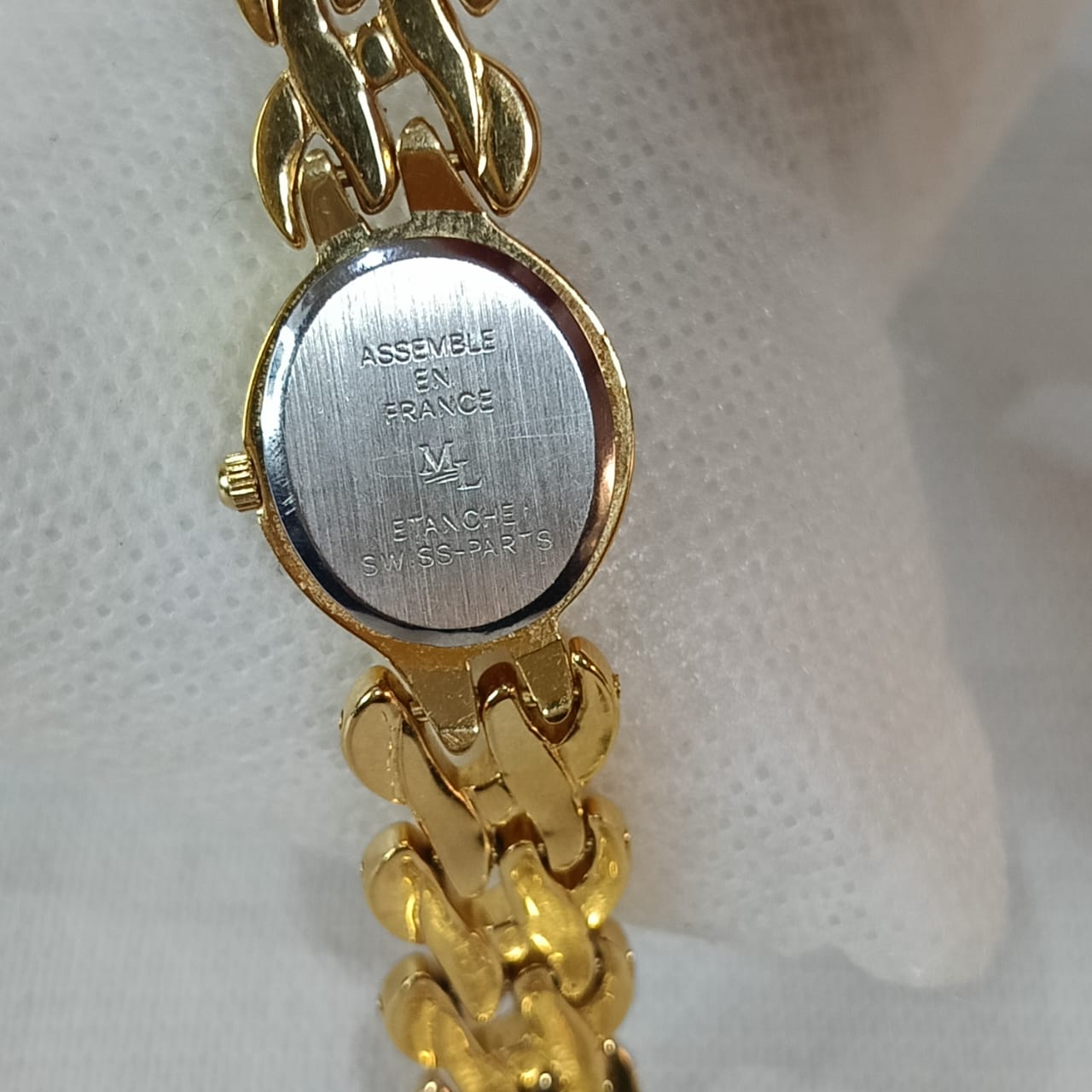 Montre Marie laurena Quartz swiss -france en plaqué or