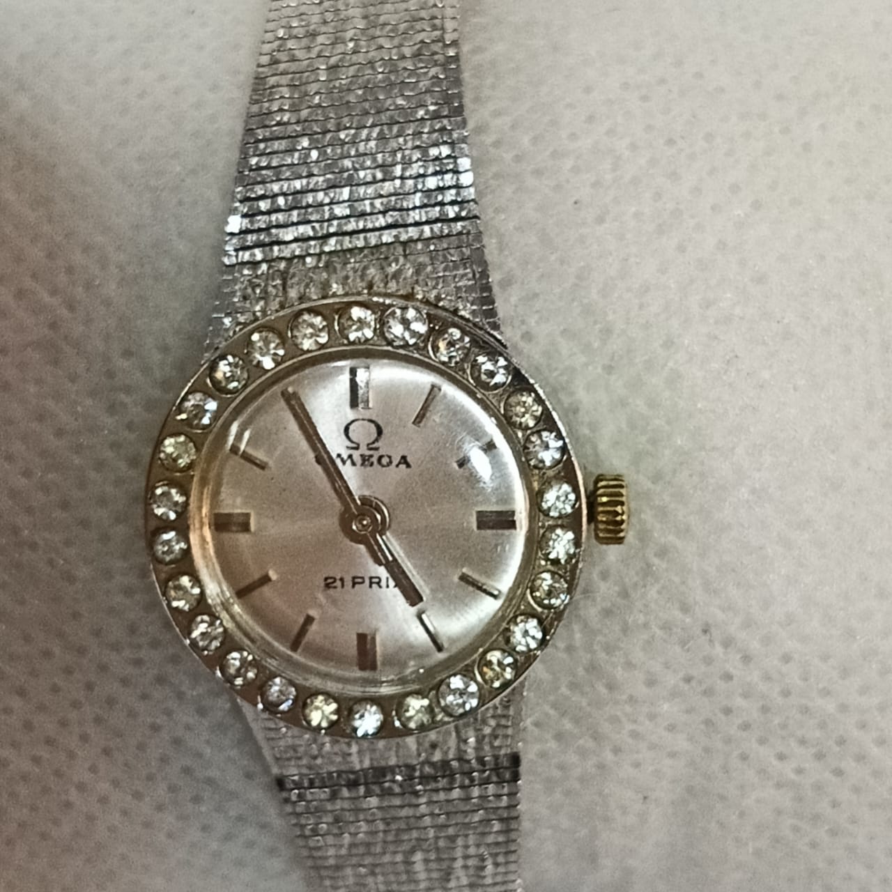 Montre Omega super en plaqué or