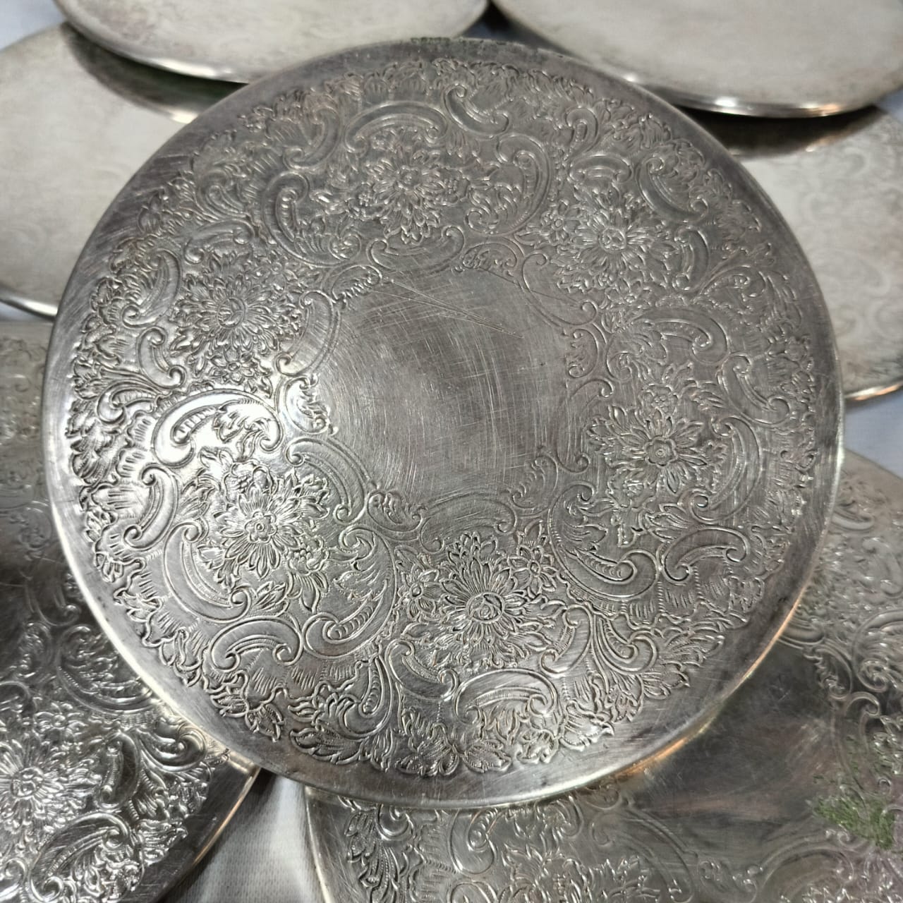 14 plat plaqué argent original تغليف قوي فضة