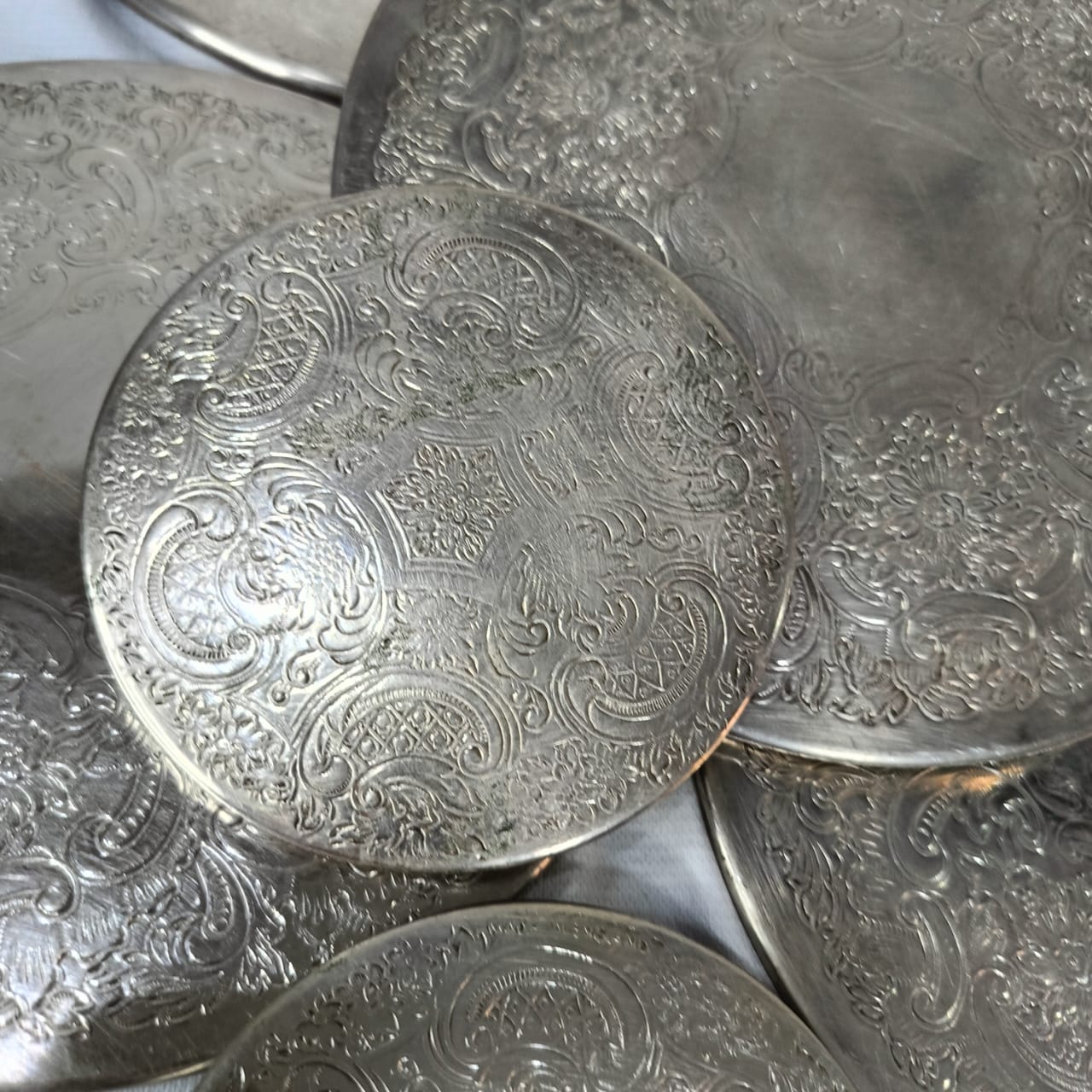 14 plat plaqué argent original تغليف قوي فضة