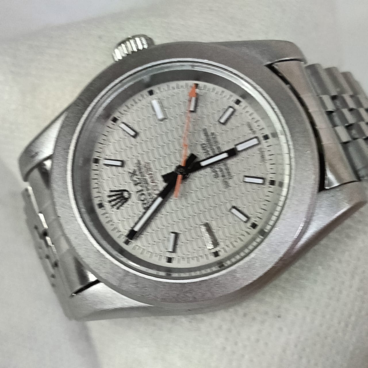 Montre Rolex automatique acier inoxydable