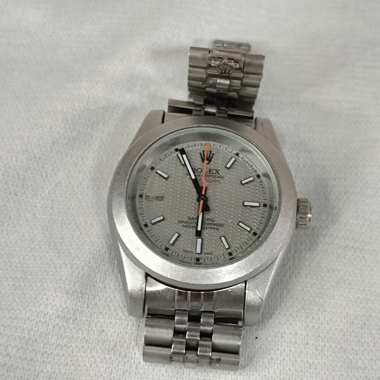 Montre Rolex automatique acier inoxydable