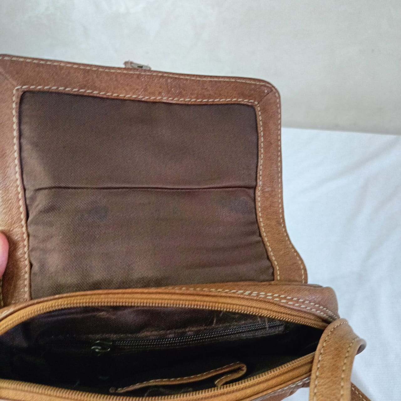 Sac en cuir vintage femme original