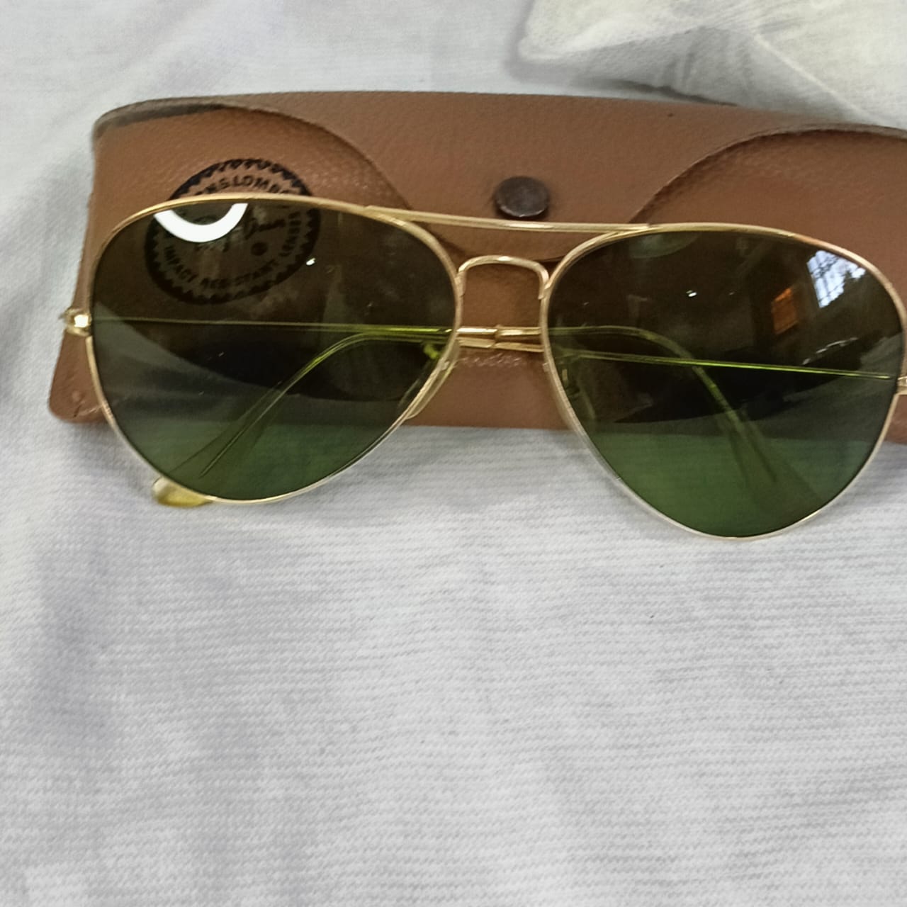 Lunette ray ben USA bl or 10k original
