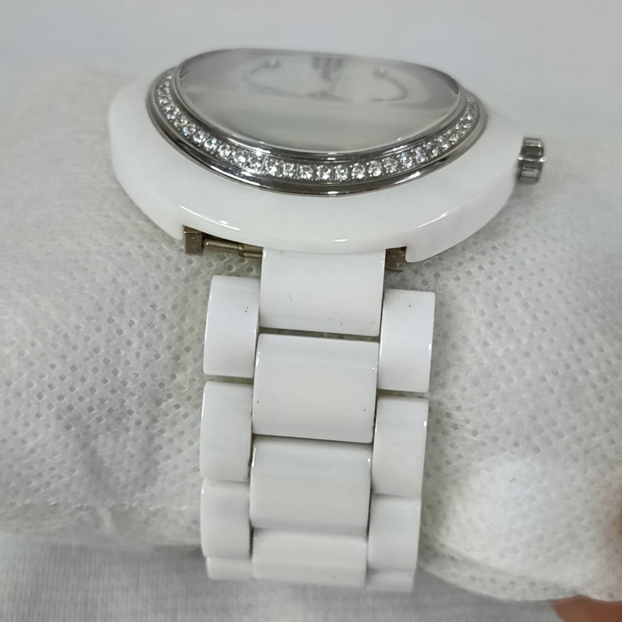 Montre elsa ler céramique blanche original