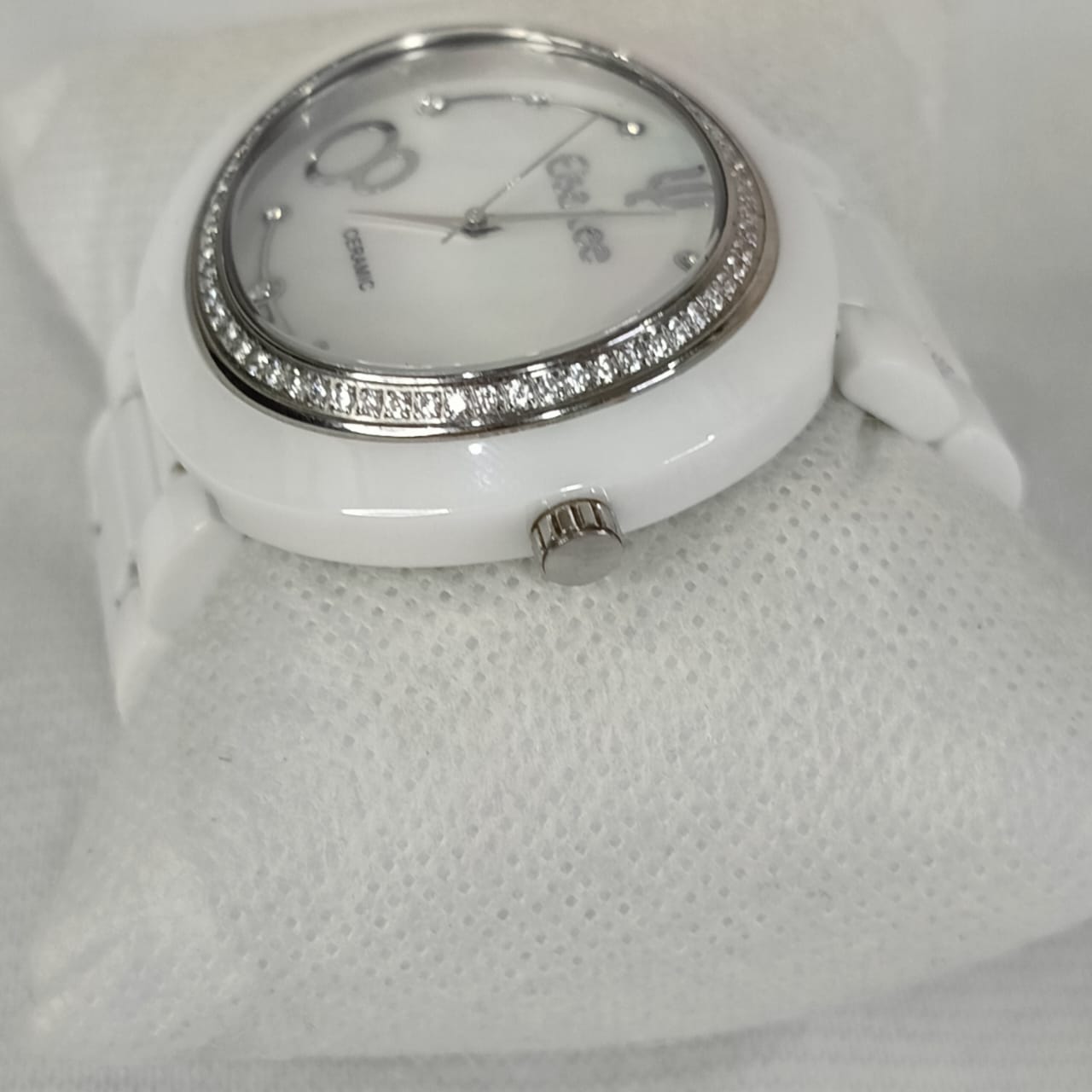 Montre elsa ler céramique blanche original