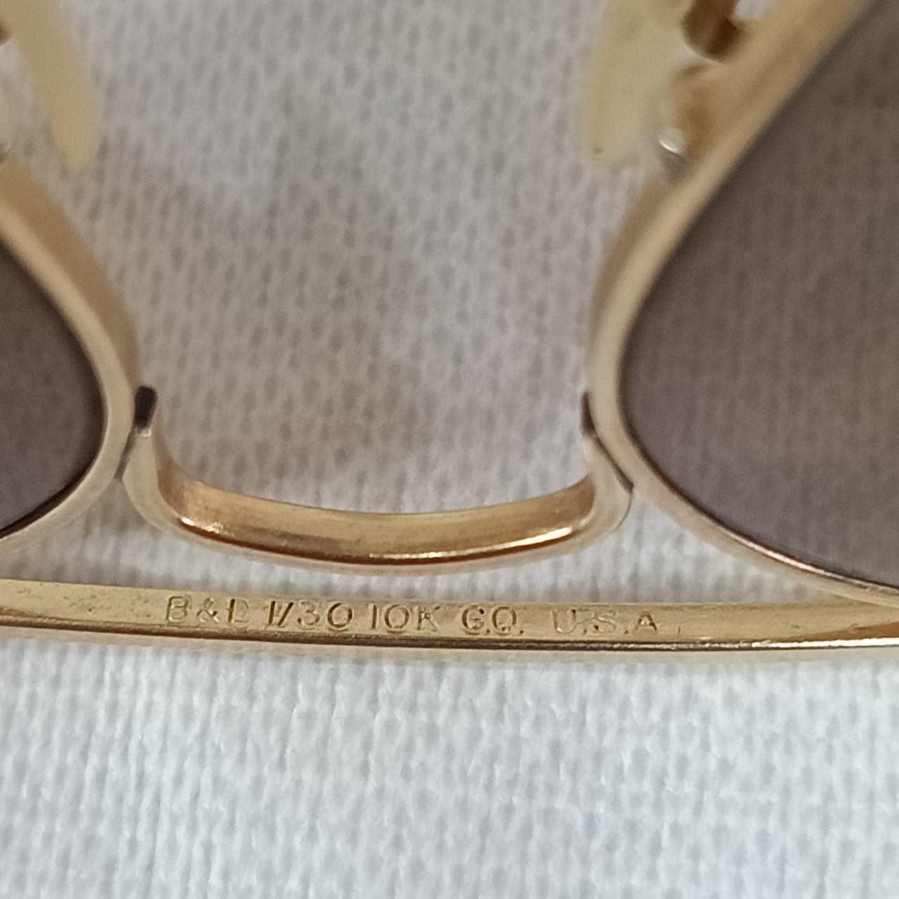 Lunette ray ben USA bl or 10k original vintage