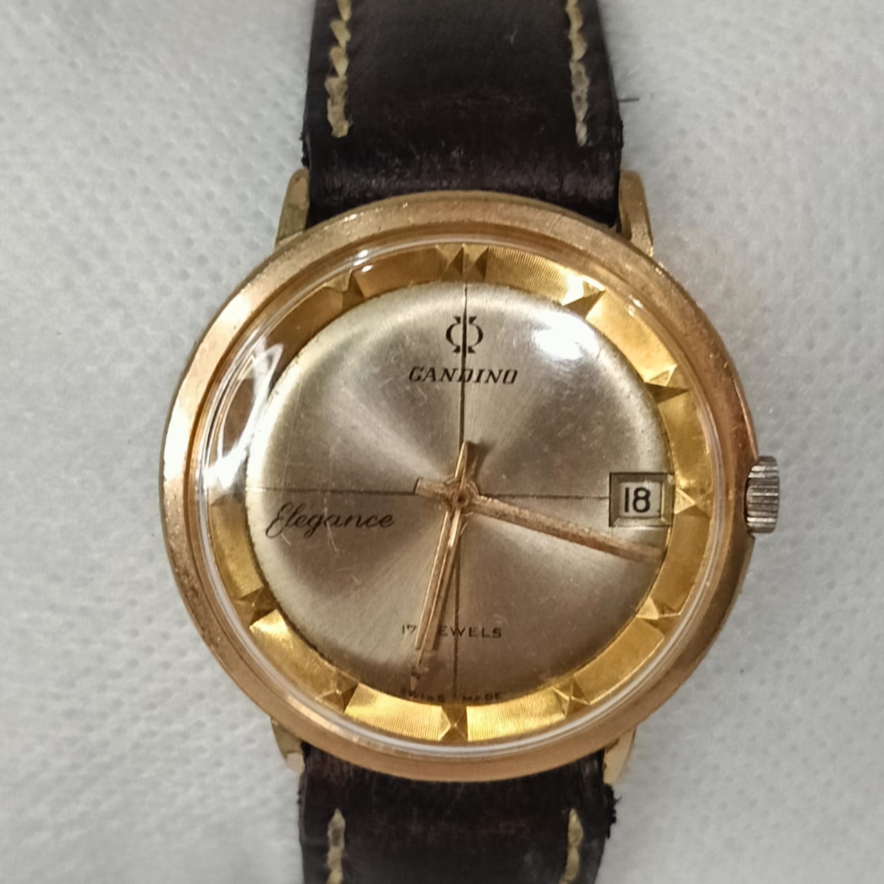 Montre candino mécanique vintage original
