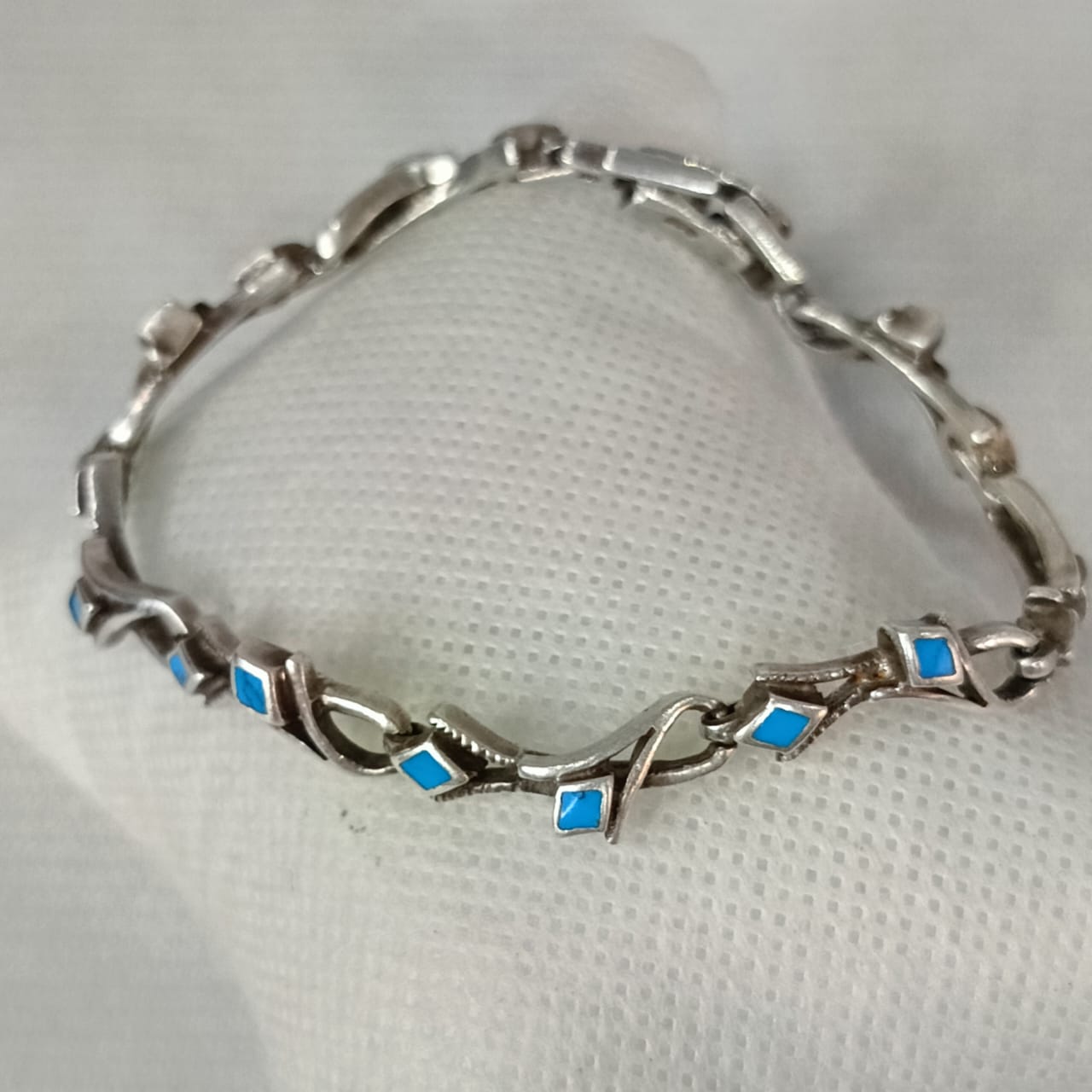 سوار فضة 925 مطعم بالفيروز