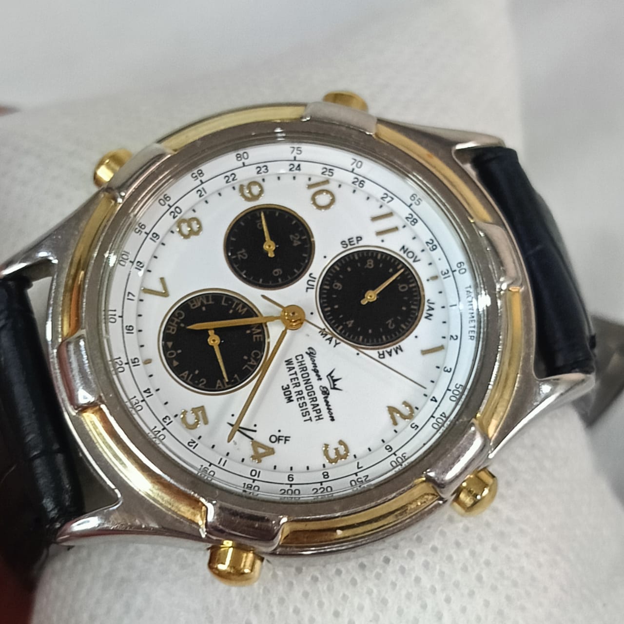 Montre yonger Bresson chronographe Quartz original