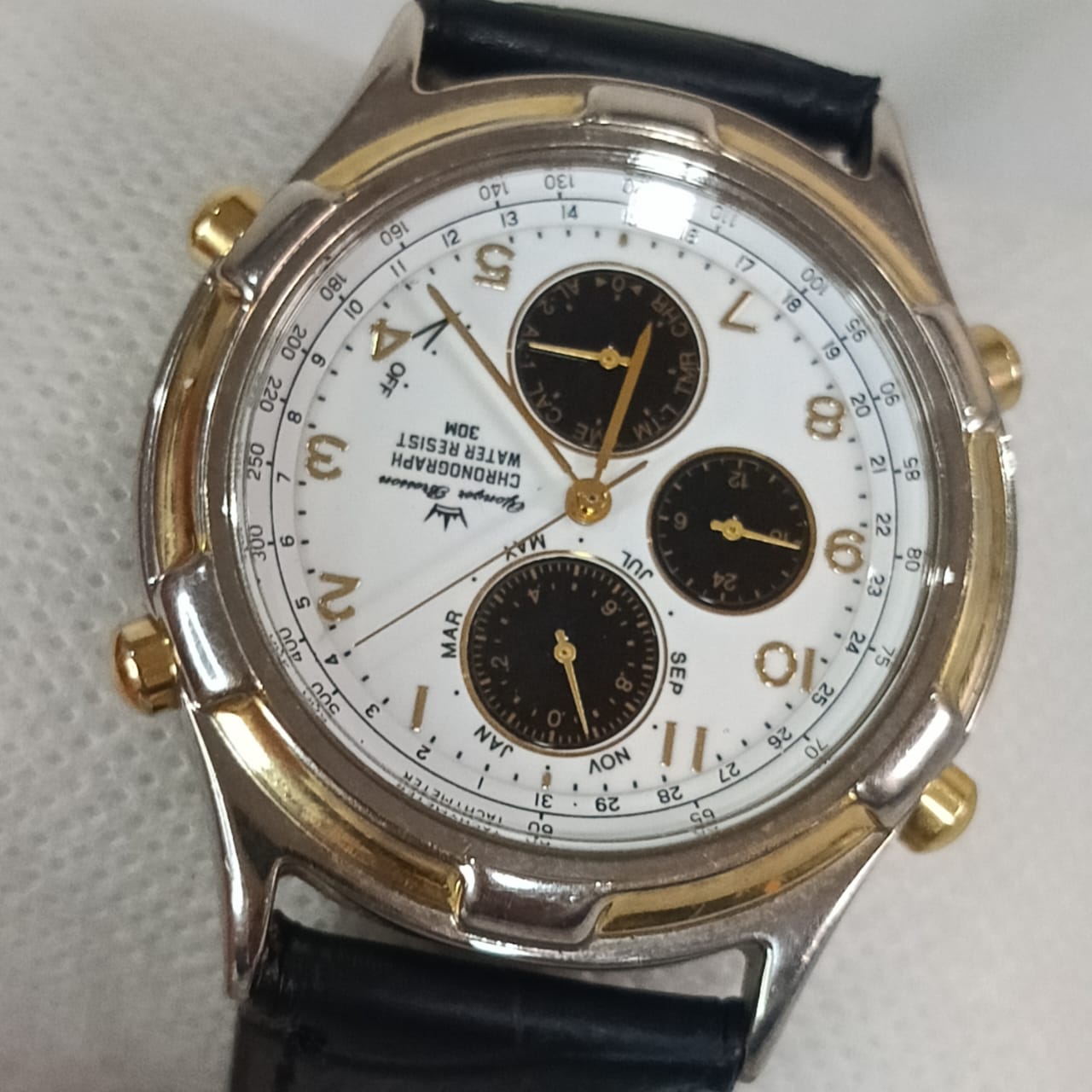 Montre yonger Bresson chronographe Quartz original