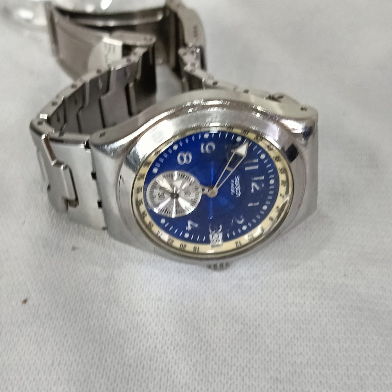 Montre swatch suisse Quartz original acier inoxydable