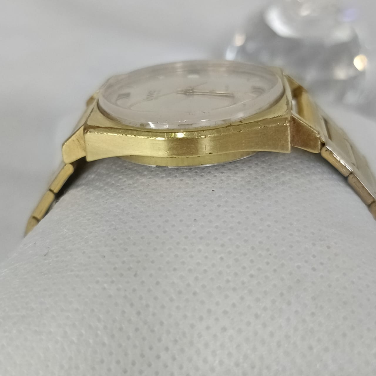 Montre BWC swiss mécanique vintage original plaqué or