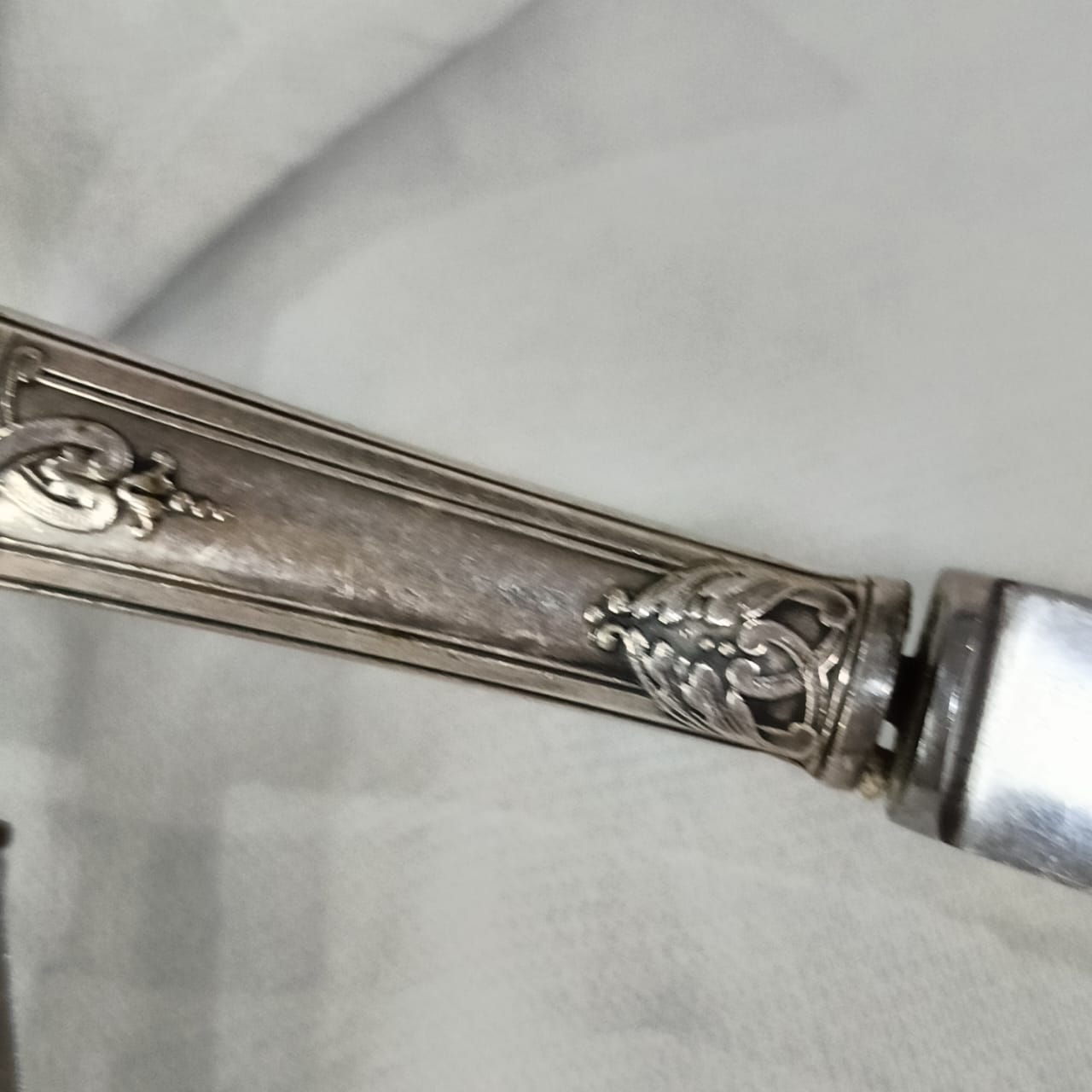 Pièce argenté antique vintage