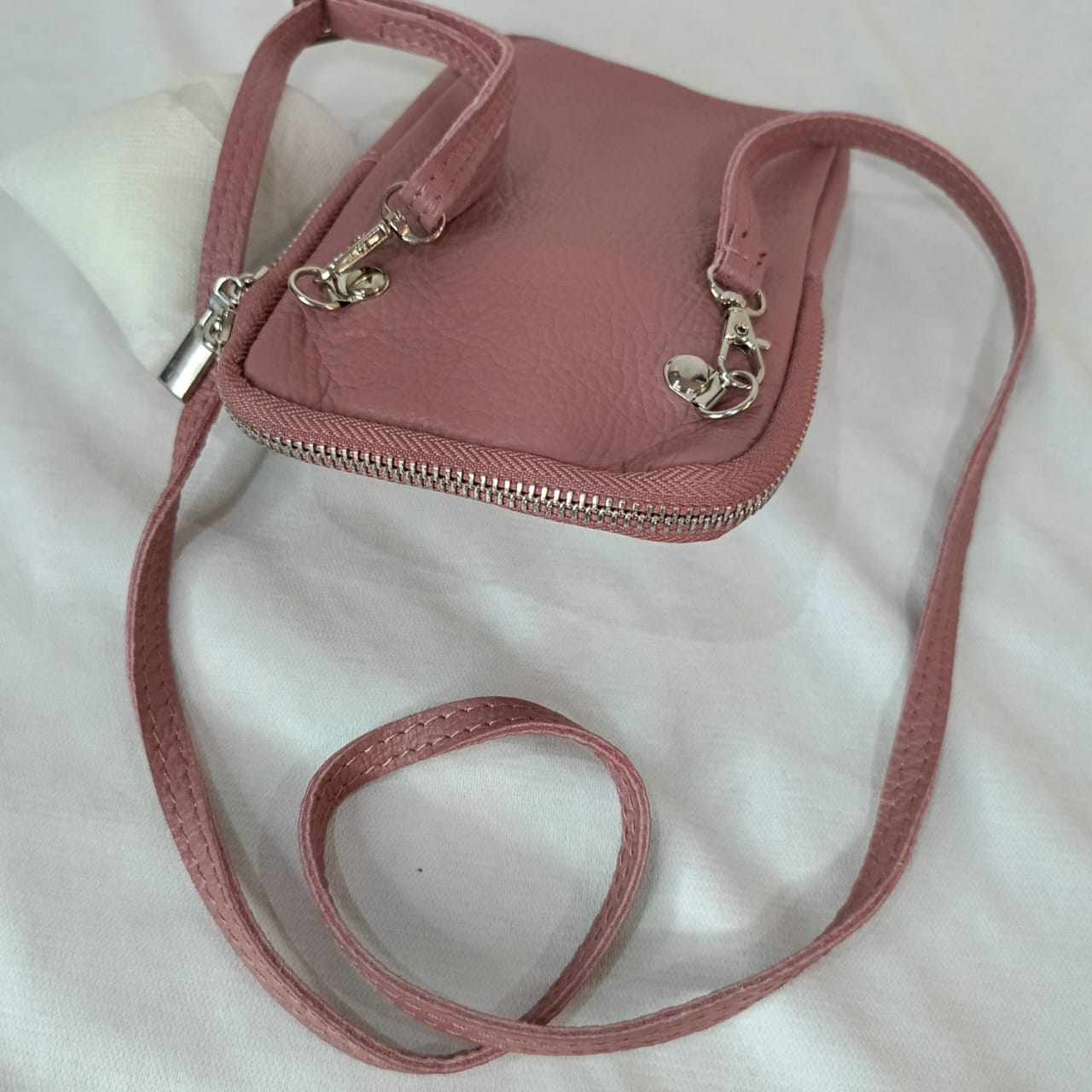 Sac genuine leather brose in pellemade in italy en cuir