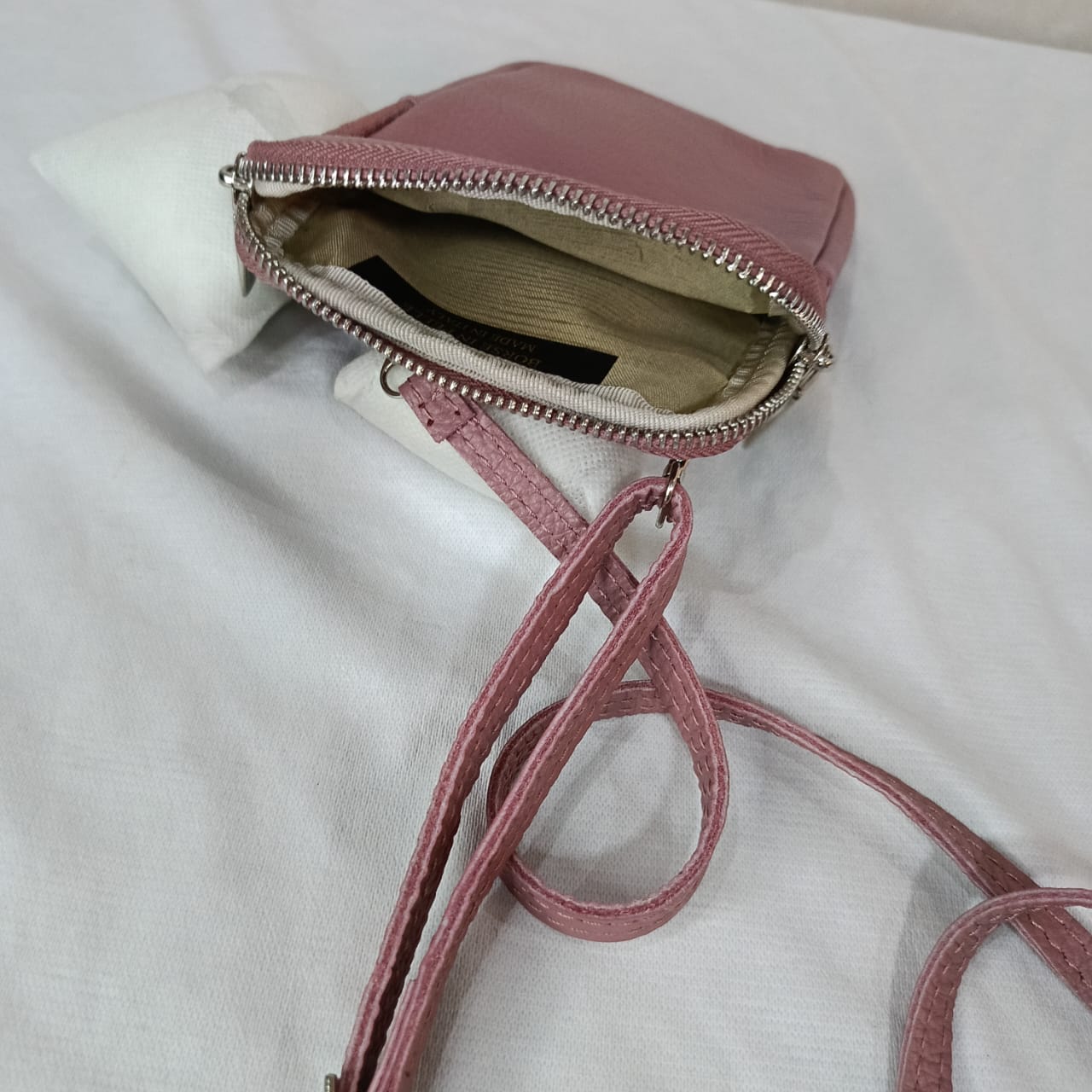 Sac genuine leather brose in pellemade in italy en cuir