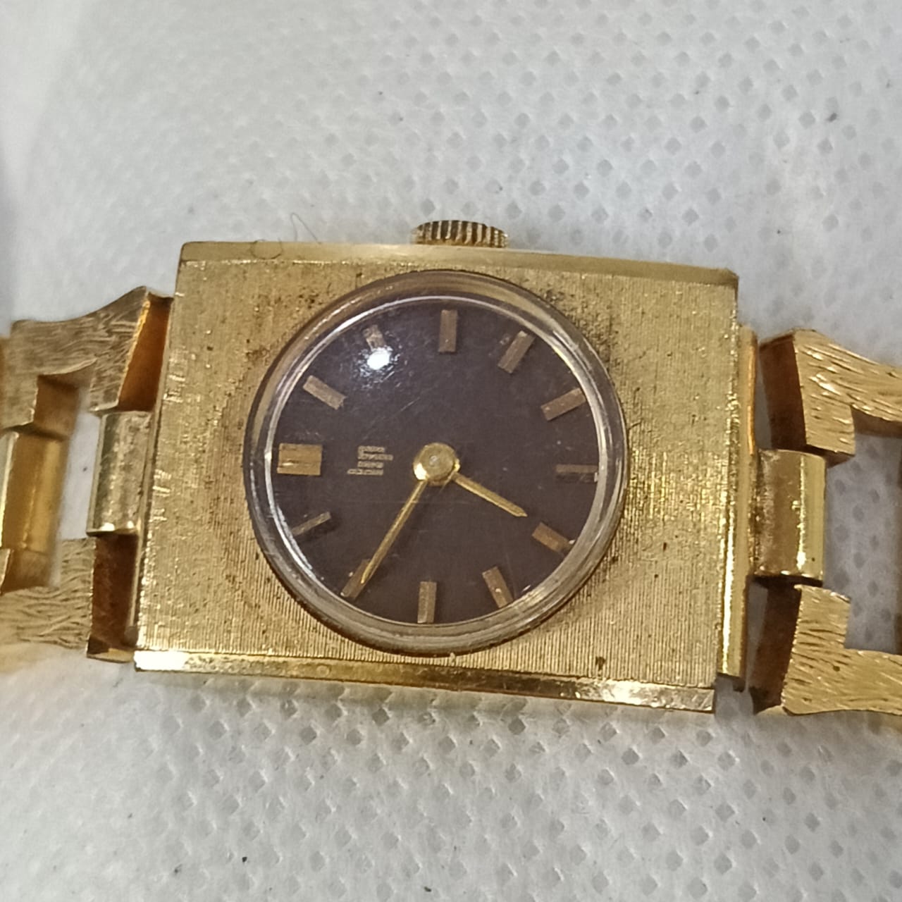 Montre lip femme mécanique vintage original en plaqué or