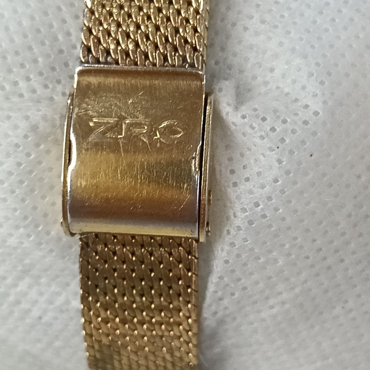 Montre guilde des Orfèvres France mécanique original femme en plaqué or.