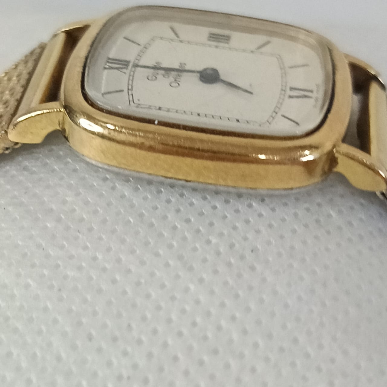 Montre guilde des Orfèvres France mécanique original femme en plaqué or.