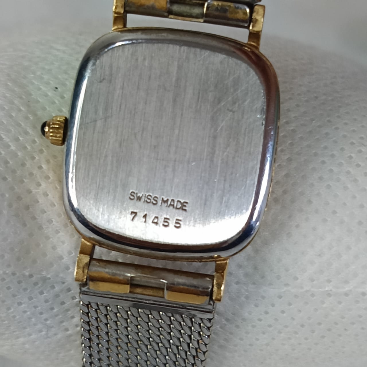 Montre guilde des Orfèvres France mécanique original femme en plaqué or.