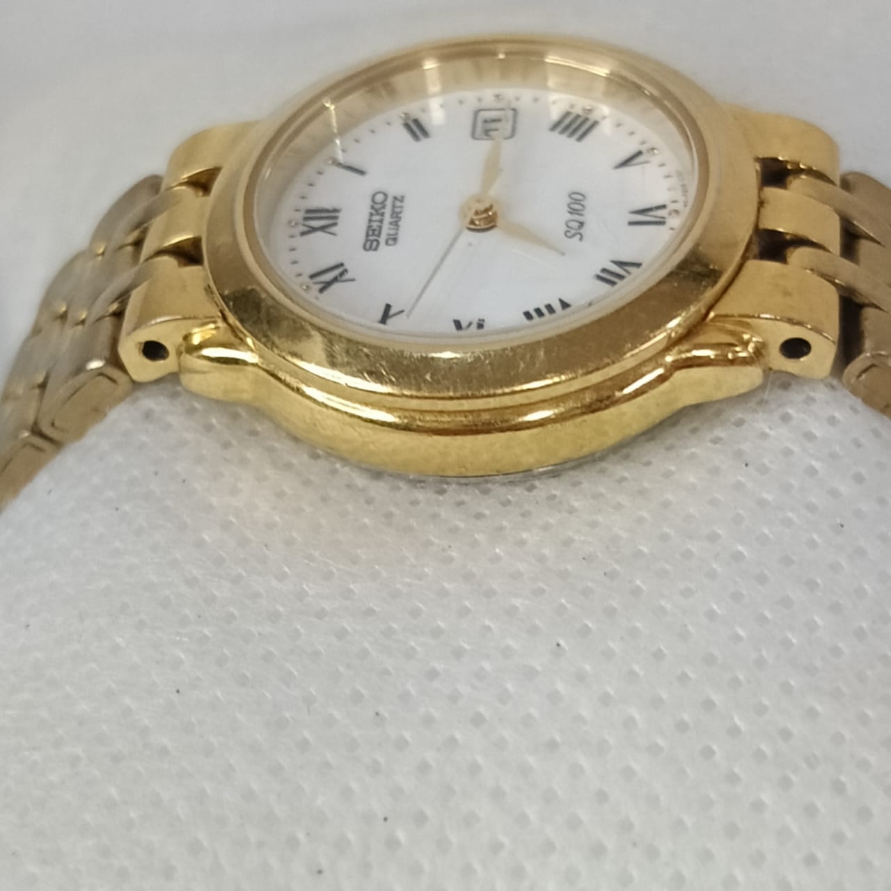 Montre Seiko Quartz femme original en plaqué or