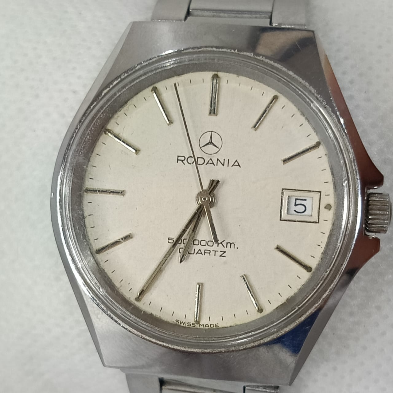 Montre rodania acier inoxydable Quartz original