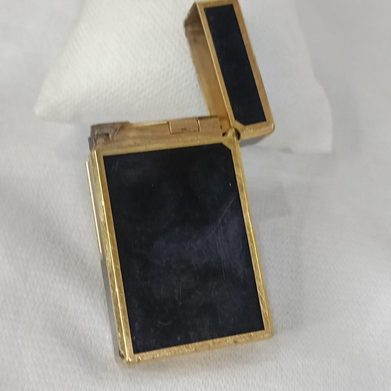 Briquet Dupont en plaqué or vintage France