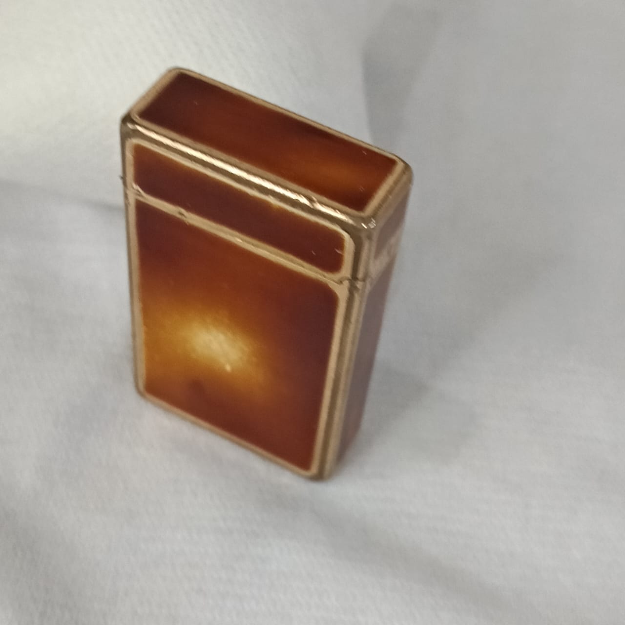 Briquet Dupont en plaqué or vintage France