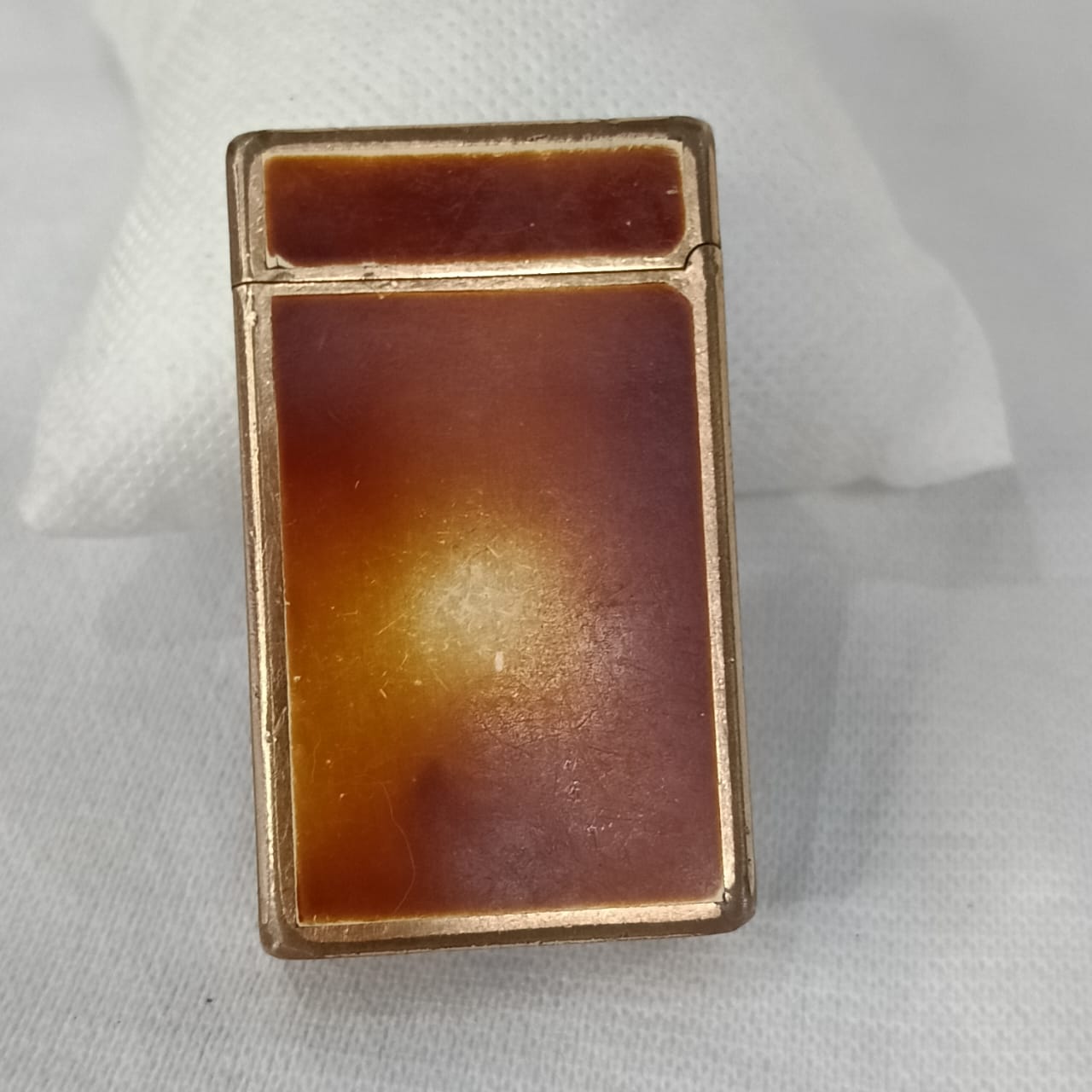Briquet Dupont en plaqué or vintage France