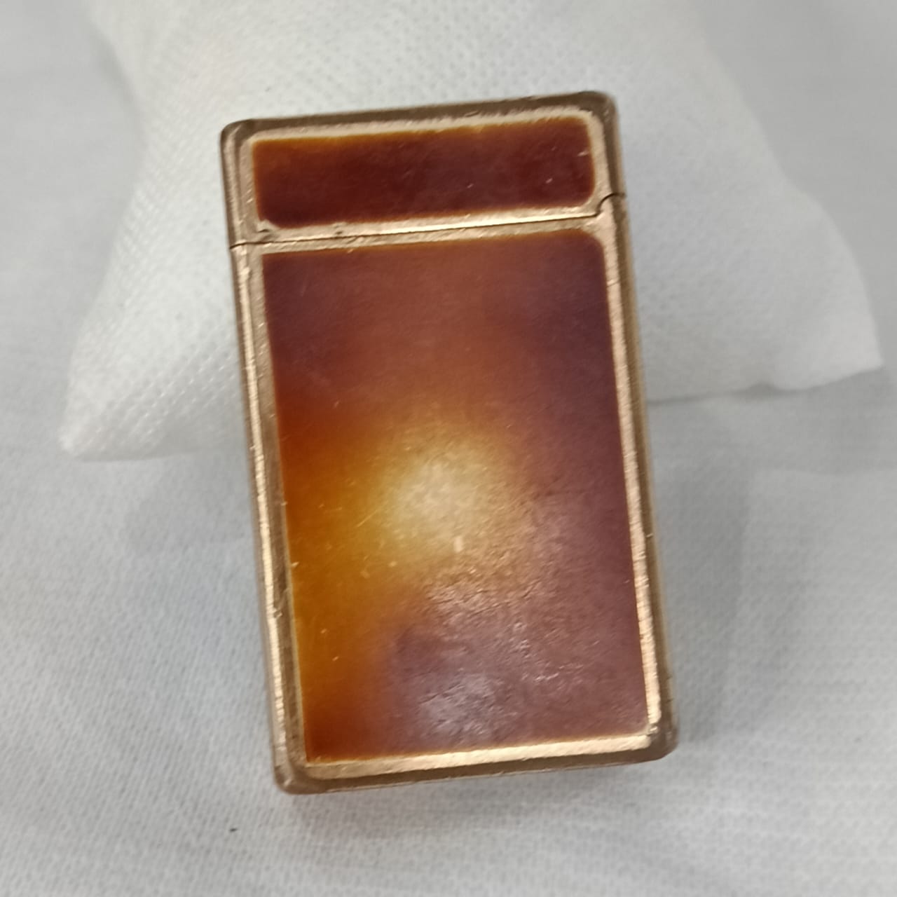 Briquet Dupont en plaqué or vintage France