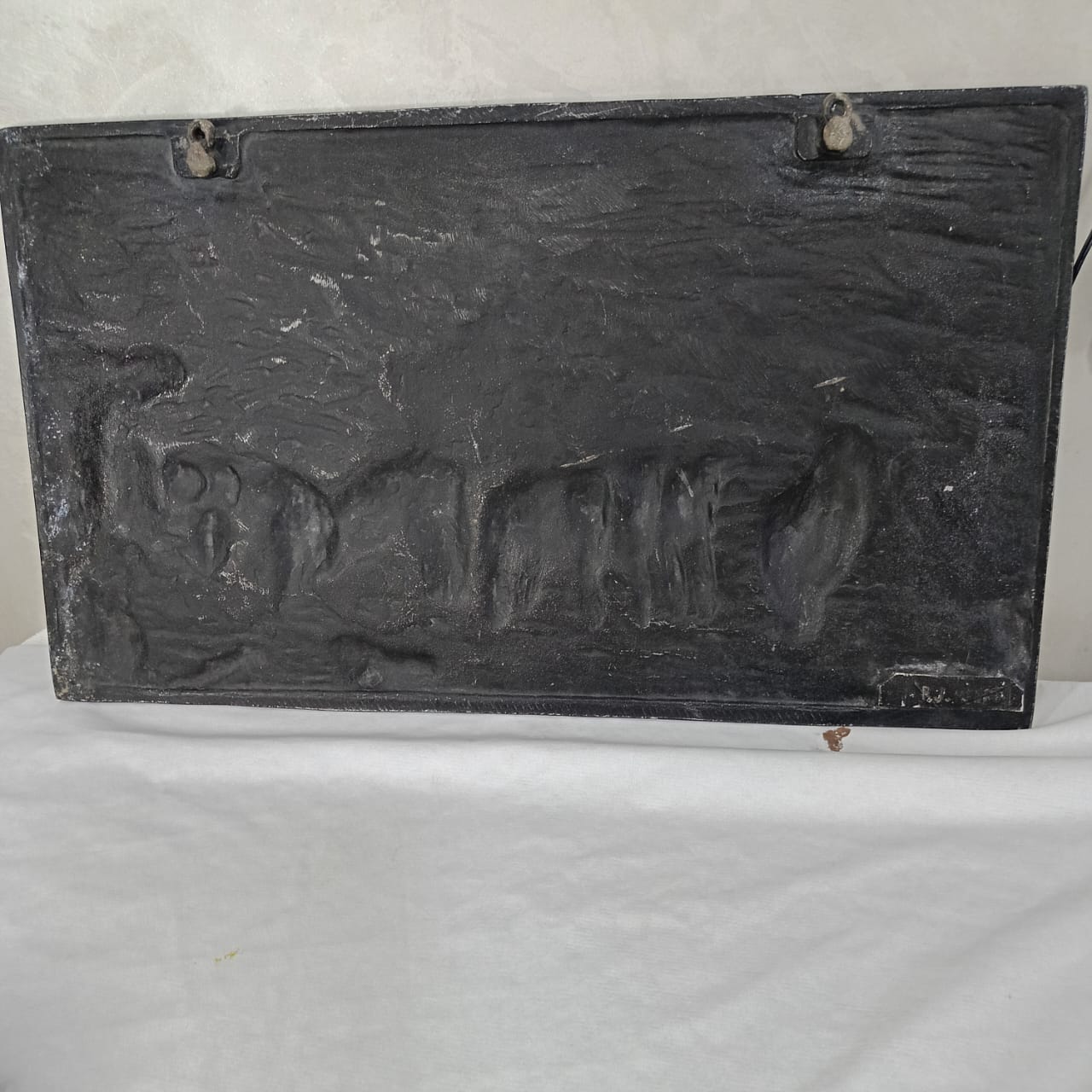 Tableau vintage sculpture par p.j mene Sur bronze