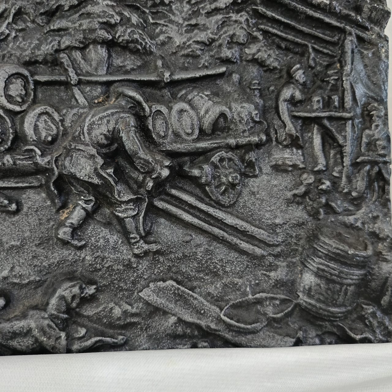 Tableau vintage sculpture par p.j mene Sur bronze