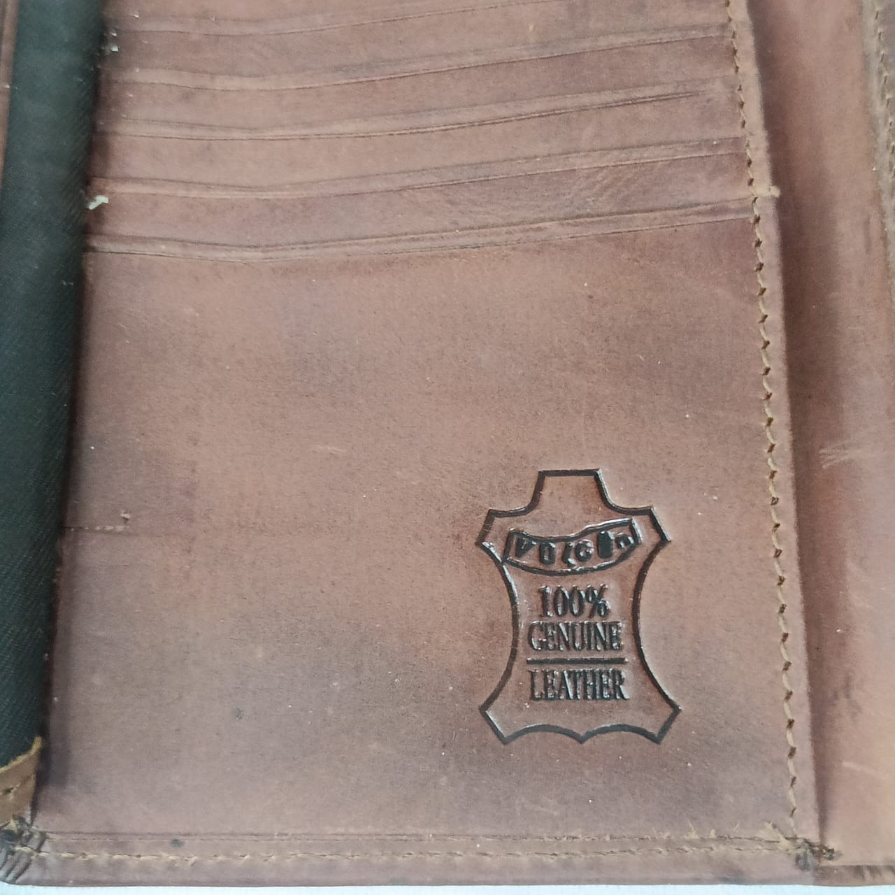 Portefeuille volcom en cuir vintage original