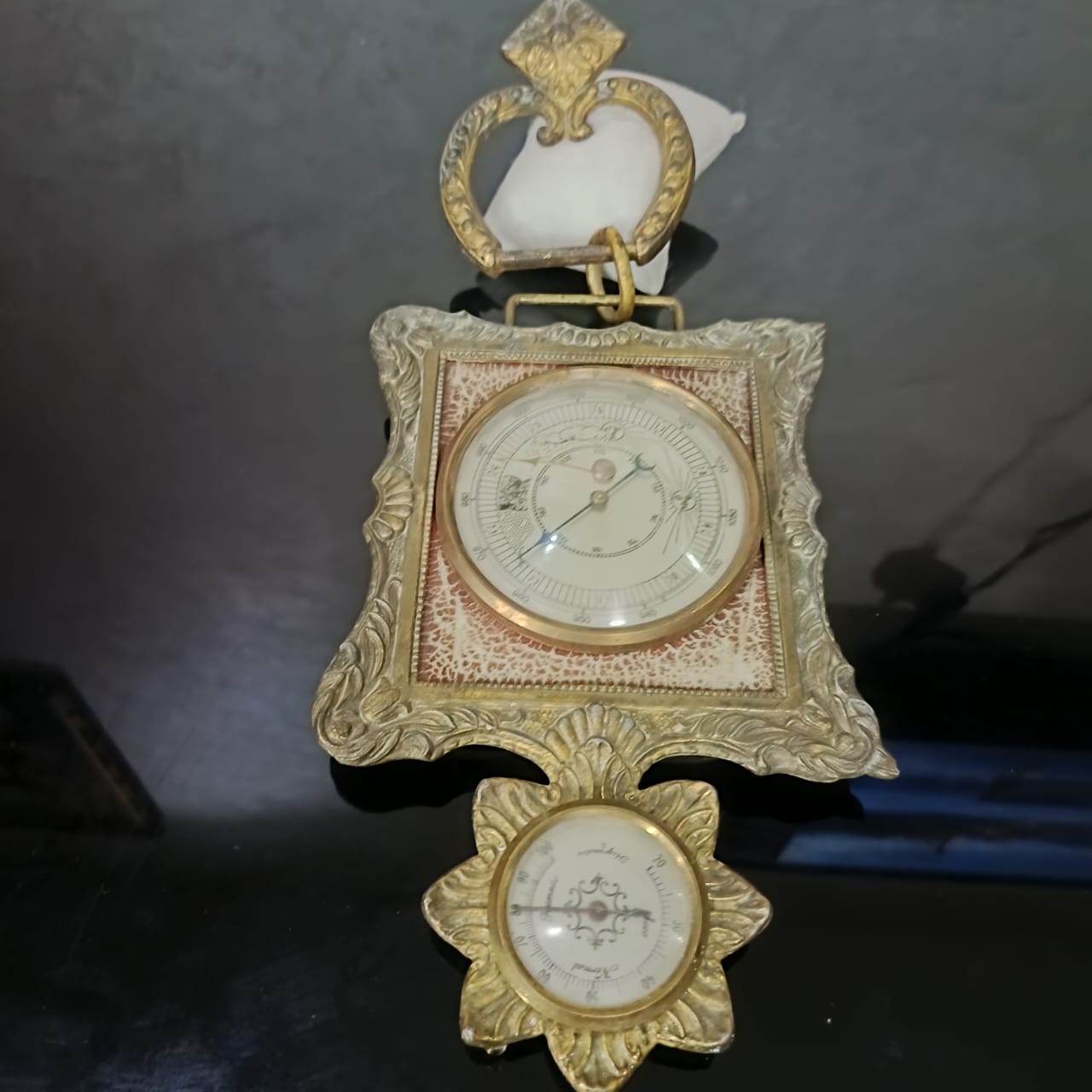 Ancien Baromètre-thermomètre