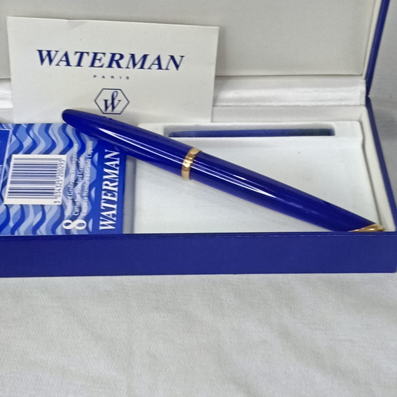 Stylo Waterman paris or 18k ريشة ذهب neuf