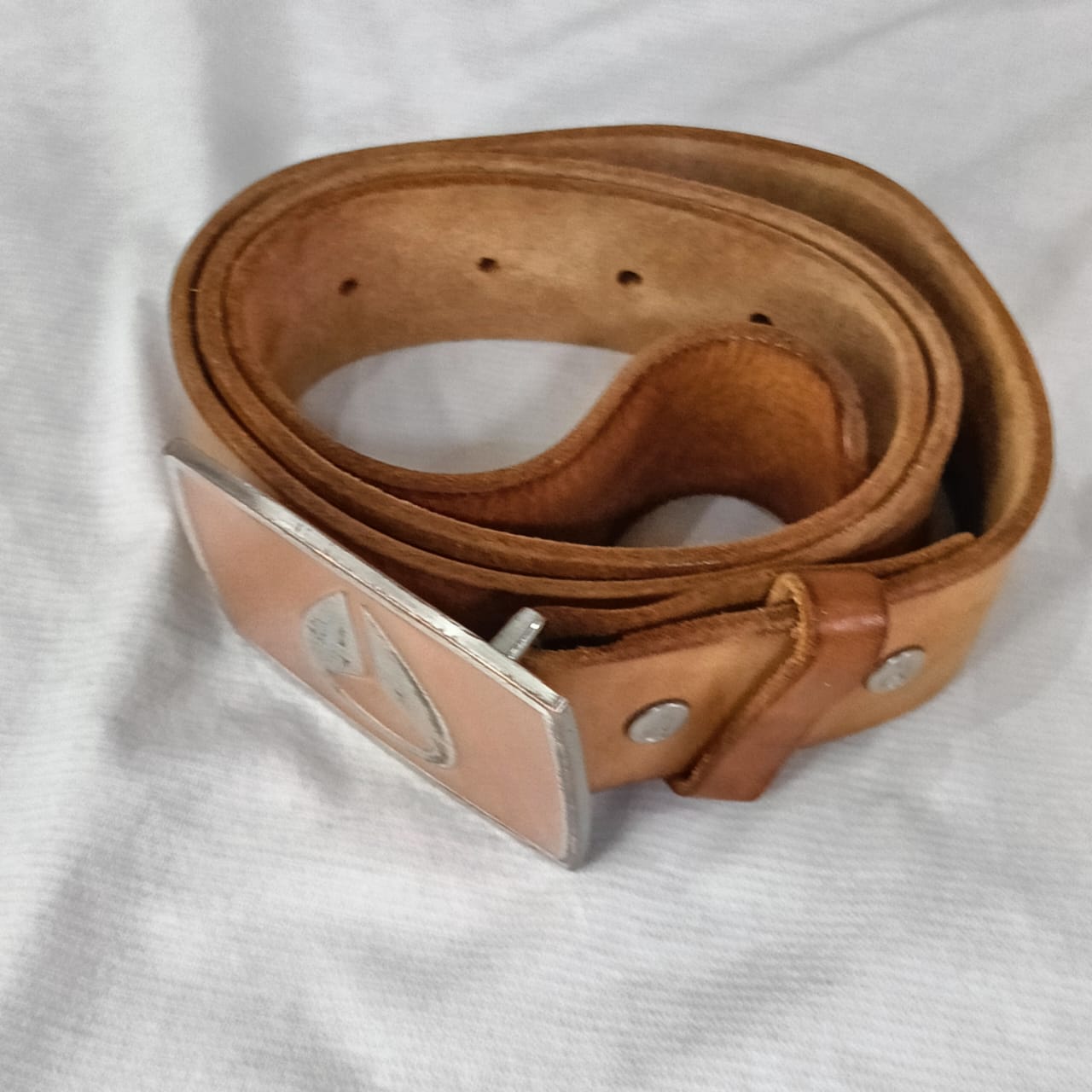 Ceinture noxin en cuir vintage original
