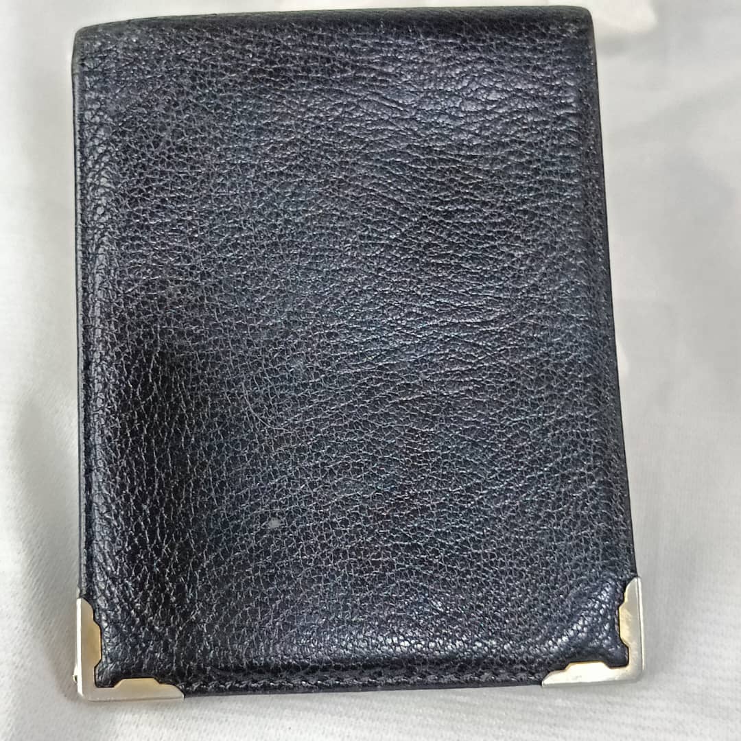 Portefeuille poyal paris en cuir vintage