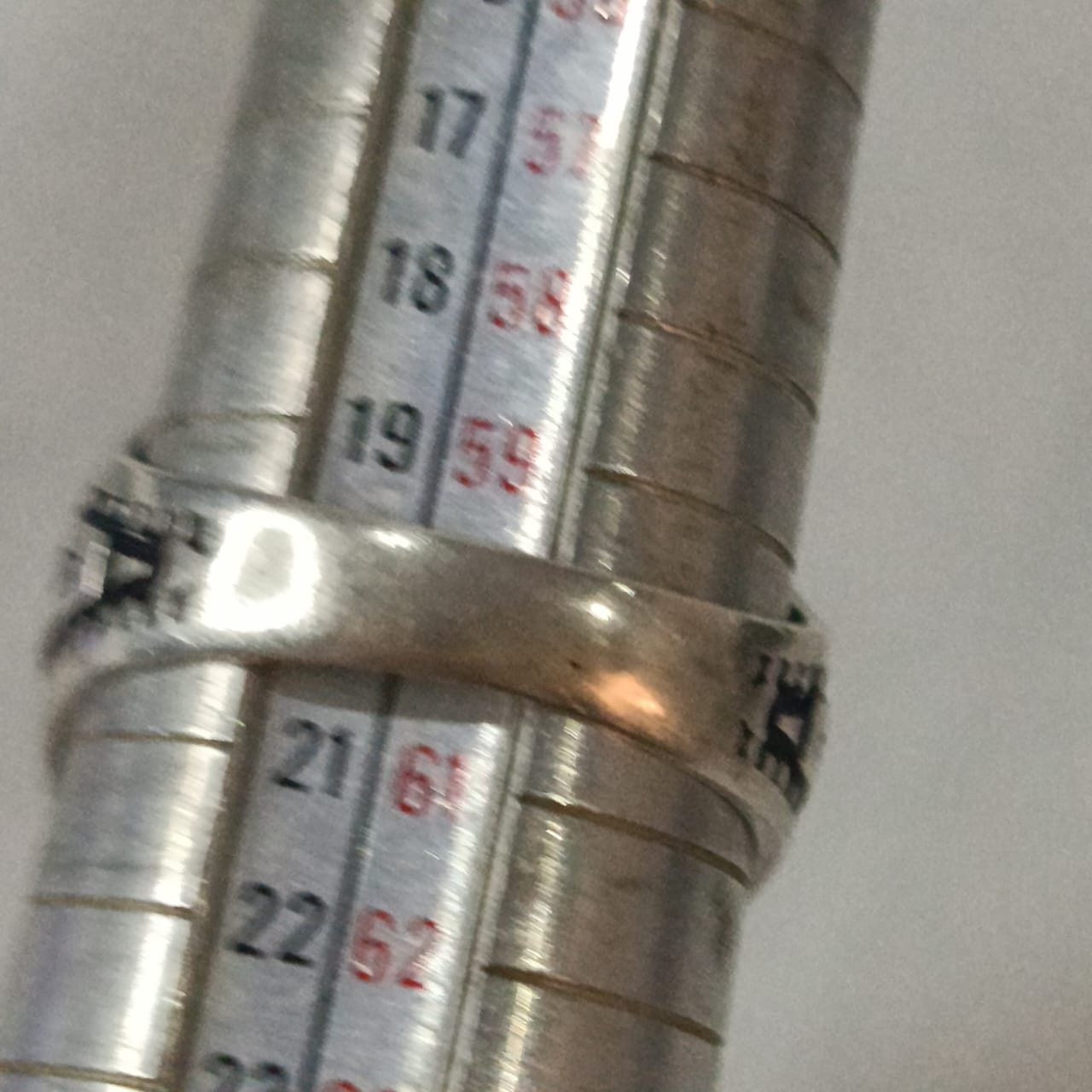 خاتم فضة بحجر