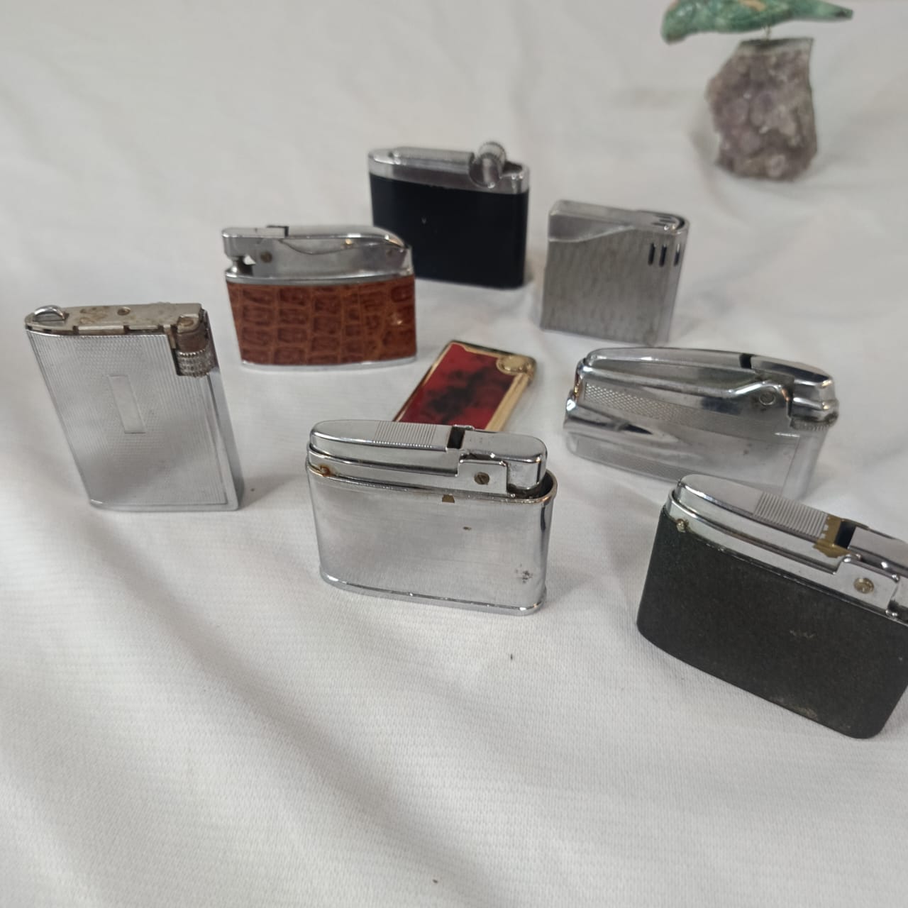 Briquet Dupont en plaqué or vintage original